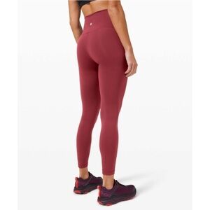 Lululemon | Wunder Train High-Rise Tight 25" Chianti Size 6
